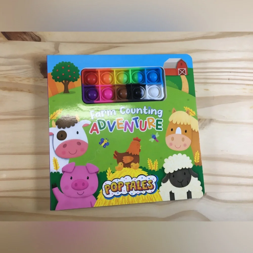 Farm Counting Adventure Board book, by Little Hippo Books School Pop Fidget Toy